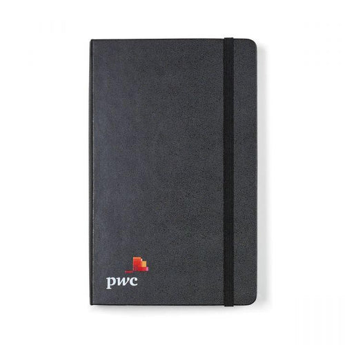 Moleskine Hard Cover Ruled Large Expanded Notebook Black Single Color 